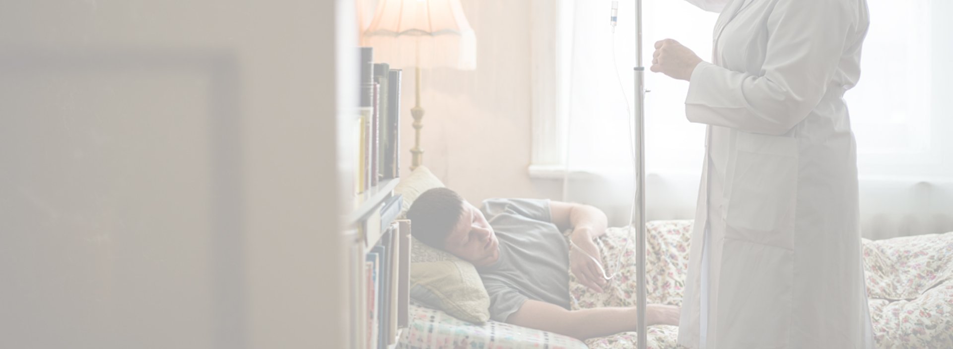 Мужчина проходит лечение в стационаре